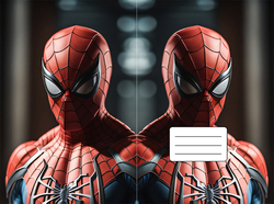 Panel na sešit - Spider-man