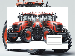 Panel na sešit - Traktor