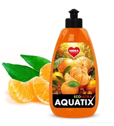 Rostlinný koncentrát na nádobí, ŠŤAVNATÁ MANDARINKA, ECOultra AQUATIX® , 500 ml